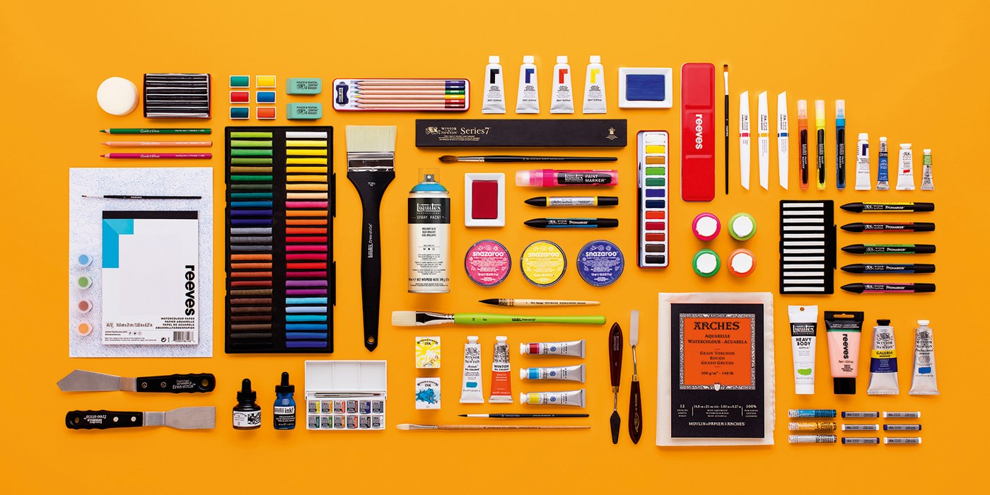 Colart’s portfolio of art materials, paints and brushes